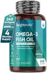 Omega 3 Fish Oil 2000mg - 240 Capsu