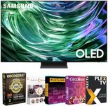 SAMSUNG QN83S90DA 83 Inch OLED 4K Smart TV (2024) Bundle with Movies Streaming and Deco Gear 2X 4K HDMI 2.0 Cable & CPS Exclusive 12 Month Protection Pack Bundle (BEACH-CPS-265000)