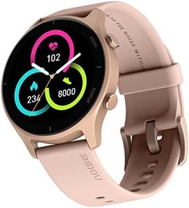 Noise Twist Round dial Smart Watch with Bluetooth Calling, 1.38" TFT Display, up-to 7 Days Battery, 100+ Watch Faces, IP68, Heart Rate Monitor, Sleep Tracking (Rose Pink)