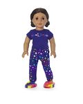American Girl Girl of The Year Kavi Sharma 18-inch Doll Shining Star Pajamas Featuring 4 Pieces for Ages 8+