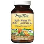 MegaFood Women's Daily Vitamins Multivitamins Mineral Supplements for Women 50 Plus | Woman's Health Vitamin A C D3 E B6 Magnesium Biotin Zinc Multivitamins Supplements Over 50 and Over 55 Plus for Womens Her Adults | 60 Tablets