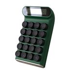 Mechanical Switch Calculator,Handheld for Daily and Basic Office,10 Digit Large LCD Display (Green)