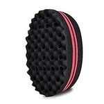 New Magic Twist Hair Sponge, ELERA Big Holes (14mm Hole) Afro Braid Style Dreadlock Coils Wave Hair Curl Sponge Brush (Double-side oval)1pcs