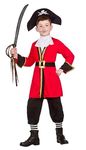 Wicked Costumes Boys Pirate Captain Fancy Dress Costume - X-Large (11-13 Years)