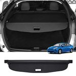 Powerty Cargo Cover for Toyota Prius 2019 2020 (Latest XW50 Since November 2018) Retractable Rear Trunk Security Cover Shielding Shade Black