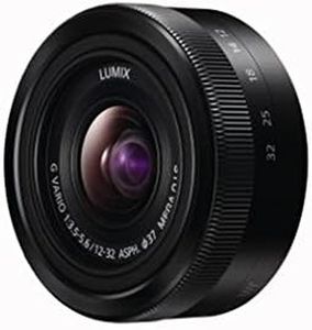 Panasonic LUMIX G Vario 12-32mm / F3.5-F5.6 ASPH. / MEGA O.I.S. Micro Four Thirds Standard Zoom Lens (H-FS12032E-K)