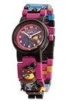 LEGO Movie 2 8021452 Wyldstyle Kids Buildable Watch with Minifigure Link| colour | plastic | 28mm case diameter| analogue quartz | boy girl | official