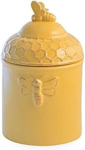 Boston International Ceramic Goody Jar, Honeycomb