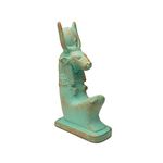 Hathor Statue Patina - Ancient Egypt Deity - Egyptian Goddess Hathor - Made in Egypt