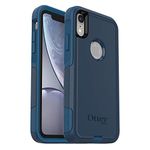 OtterBox COMMUTER SERIES Case for iPhone XR - Frustration Free Packaging - BESPOKE WAY (BLAZER BLUE/STORMY SEAS BLUE)