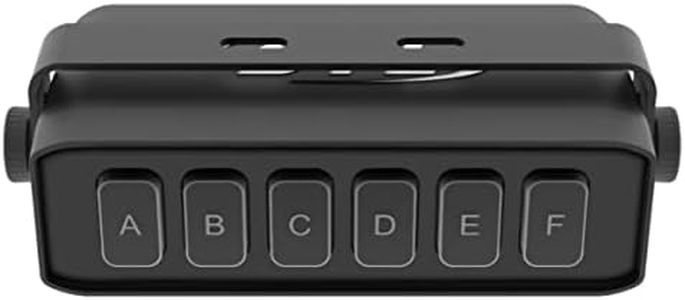 SpeedTech Lights Universal Switch Box Weatherproof Controller Switch Box with On/Off Switches + Momentary Switch - Control Box for Car, Truck, RV, Camper, Boat Rocker Switch Panel (6 Switch Box)