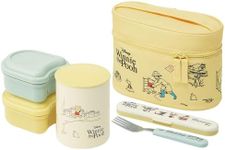 Skater KCLJC6AG-A Antibacterial Insulated Lunch Box, Lunch Jar, Disney, Winnie The Pooh Cafe, 16.0 fl oz (560 ml)