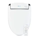 Brondell Swash SE600 Bidet Seat in Elongated White with Air Dryer and Stainless-Steel Nozzle | Nightlight | Deodorizer | Remote Control