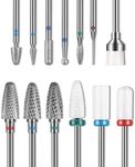 13PC Nail Drill Bits Set, Drill Bit