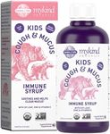 Garden of Life mykind Organics Elderberry & Zinc for Children's Immune Support, Kids Cough & Mucus Immune Syrup with Ivy Leaf, Vitamin C and Echinacea, Alcohol-Free, No Added Sugars, 3.92 fl oz