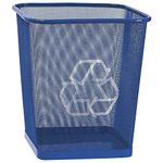 Merangue Mesh Recycling Bin, 21 Liter / 5.7 Gallon, Blue (1025-5080-50-000)