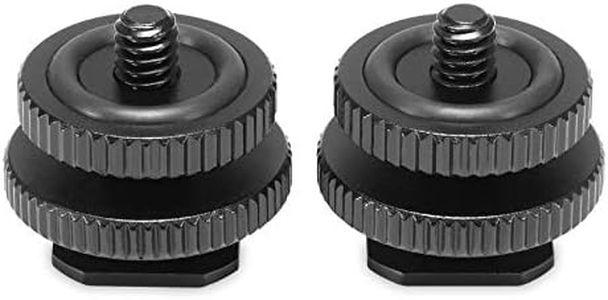 SMALLRIG Tripod Mount Screw to Flash Hot Shoe Mount Adapter Monitor Bracket for Camera and Monitor, Pack of 2-1631