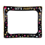 HONGCI Inflatable Photo Booth Frame Selfie Picture Frame,Giant Photo Booth Birthday Selfie Frame Celebration Blow Up Party Prop for Wedding,Baby Shower,Birthday,Christmas Party Decorations Supplies