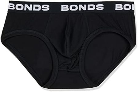 Bonds Men's Underwear Total Package Brief, Nu Black, Large