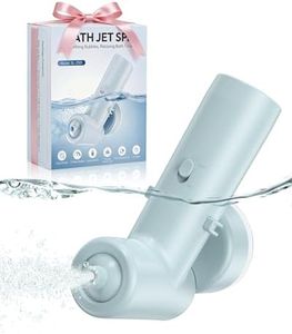 Bath Jets for Tub - Portable Bath Bubble Machine, 2 Modes, 2 Speeds, 60 Mins Runtime, Rechargeable Jet Bubble Maker with IPX7 Waterproof - Bathtub Accessories for Home Spa, Relaxing, Gifts for Women