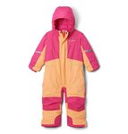 Columbia Youth Girls Buga II Suit, Bright Nectar/Fuchsia Fizz, X-Large