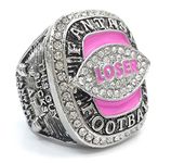 Fantasy Football Loser Championship Trophy Ring Last Place Award for League(Paper Box,11)