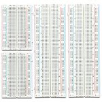 2 Pack 830 Tie-Points 2 Pack 400 Tie-Points Solderless Breadboard Electronic for Beginners, Arduino Prototyping Shield Distribution Raspberry Pi ESP, 4 Piece