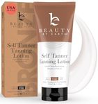 Self Tanner Tanning Lotion - USA Made with Natural & Organic Ingredients, Sunless Tanning Lotion for Body, Perfect Self Tan for Women & Men for a Natural Looking Glow, Medium to Dark
