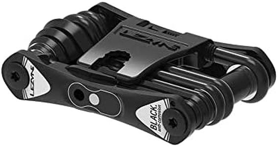 LEZYNE RAP II Bicycle Multi-Tool 24, Anti-Corrosion Bits, Hex 2/2.5/3/4/5/6/8mm, T10/T25/T30, Phillips, Flathead, Chain Breaker, Compact Bike Tool