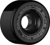 Skate One Corporation Rollerbones Art Elite 101A Competition Roller Skate Wheels (Set of 8), Black, 57Mm