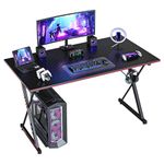 CubiCubi Gaming Desk 100 x 50 cm PC Computer Desk, Home Office Desk Table Gamer Workstation, Simple Game Table, Black