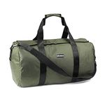 FIREDOG Smell Proof Duffle Bag, Large Smell Proof Bag for Travel Storage, Green, 19"x10.5"x10.5", With Lock