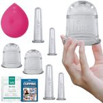 Bliss Face and Body Cupping Therapy Set – Includes Facial Cups for Cupping and Anti-Cellulite Cups - Release Fascia, Lymphatic Drainage, Natural Pain Relief