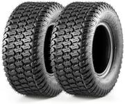 MaxAuto 2Pcs 13x5.00-6 Riding Mower Tires 13x5x6 Turf Tires for Lawn and Garden Mower,4PR,P332, Set of 2
