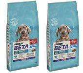 (2 Pack) Lothian Stores UK Beta Puppy Large Breed with Turkey 14kg (28kg Total) - Dry Puppy Food