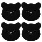 4 Pcs Pet Hair Remover Washing Machine Reusable Pet-Hair Catcher Lint Remover Balls Set Cute Dog Cat Hair Collector Lint Fluff Catcher for Removing Washing Machine Clothes Cleaning Tool