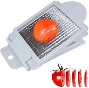 Tomato Slicer, Stainless Steel Tomato Cutter Dedicated Tomato Slicing tool Portable Carry & Easy Working for Hamburger Salad Tomato Slices
