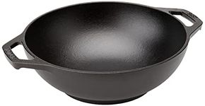 Lodge L9MW Mini Wok Cast Iron, 9", Black