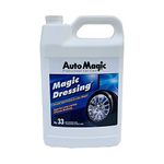 Magic Dressing by Auto Magic - Superior Long Lasting Silicone Tire Shine - 1 Gallon