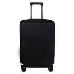 Explore Land Travel Luggage Cover Suitcase Protector Fits 18-32 Inch Luggage, Black, L