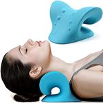 RESTCLOUD Neck and Shoulder Relaxer, Cervical Traction Device for TMJ Pain Relief and Cervical Spine Alignment, Chiropractic Pillow