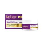 Fade Out Advanced+ Age Protection Even Skin Tone Night Cream - Natural Brightening Cream With Hyaluronic Acid, Rosehip Seed Oil and Sacha Inch Oil - 50ml