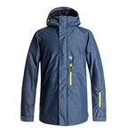 DC Men's Ripley 10k Water Proof Insulated Snow Jacket Snowboard, Insignia Blue, Large