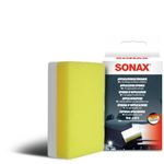 SONAX Application Sponge | Premium Dual-Sided Foam | Durable Applicator for Polishes, Waxes, Sealants & Tire Gels | Ideal for Car Surfaces | Paint, Trim, Metal, Rubber, Interior | Art.No.04173000
