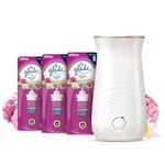 Glade Sense & Spray Holder and Refills, Motion Activated Automatic Room Spray and Odour Eliminator for Home, Relaxing Zen, 1 Holder and 3 Refills (3 x 18ml)