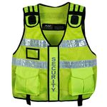 RAC3 Hi Viz Tactical Vest Dog Handler Security, Paramedic, Enforcement, Tac Vest (Yellow)