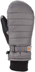 Carhartt Women's Quilts Insulated Mitten, Charcoal, Large, Charcoal, Large