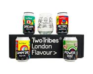 Two Tribes Brewery Giftpack - 4x330ml Craft Beer Cans with Branded Glass