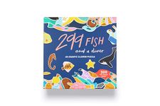 299 Fish and a Diver Puzzle: An Aquatic Cluster Puzzle: 300 Pieces