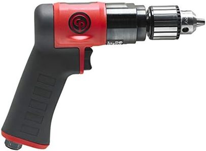 Chicago Pneumatic CP9285C - Air Power Drill, 3/8 Inch (10 mm), Keyed Chuck, Pistol Handle, 0.62 HP / 460 W, Stall Torque 4.1 ft. lbf / 5.5 NM, 3000 RPM, Hand Drill, Power Tools & Home Improvement